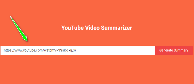 YouTube Video Summarizer